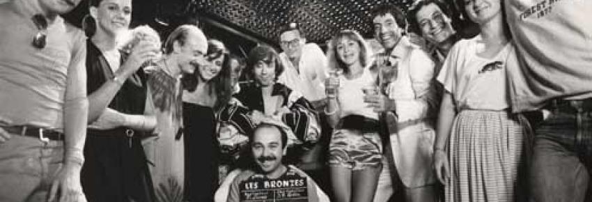 Les Bronzés pendant le tournage