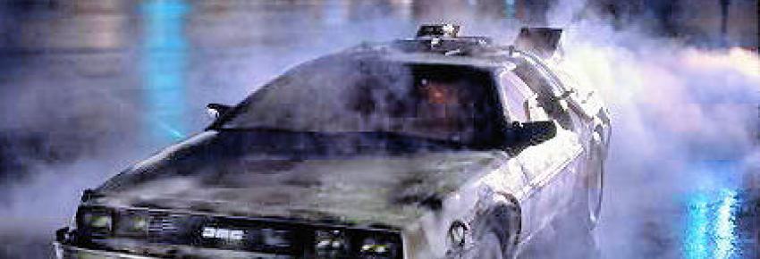 la Delorean modifiée de Retour vers le Futur