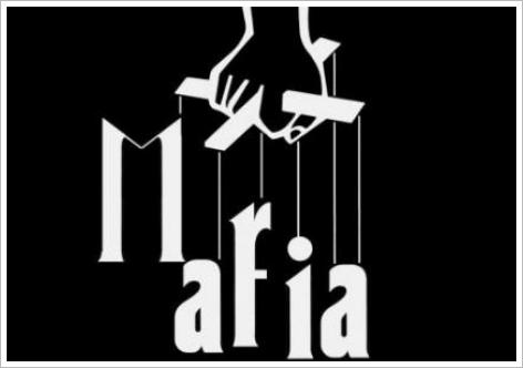 Mafia version affiche du parrain
