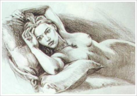 Le portrait de Rose dans Titanic