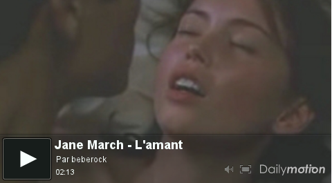 Jane March scene sexe l'amant